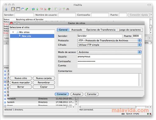 filezilla for mac 10.7